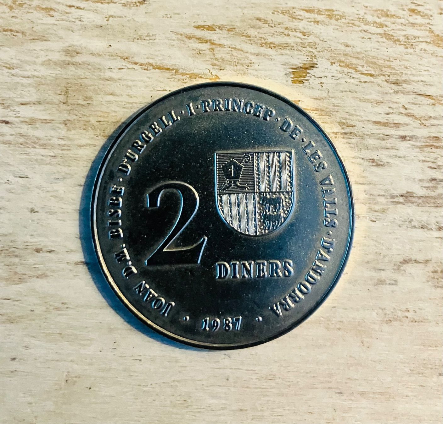 Medaglie: Medaille 2 Diners Andorra 1987, 2 Diners Prinsep de Les V... – Usato da Merenschwand venduto da Garfield2026 3