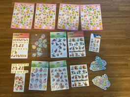 Stickern & Abziehbilder Set für Ostern und Ostereier