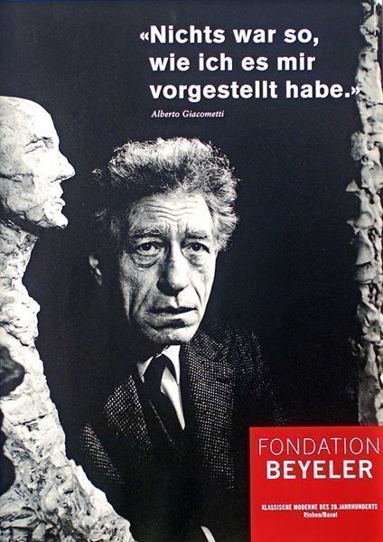 Foto & Immagini: Alberto Giacometti: «Nichts war so... – Nuovo (secondo la descrizione) da Bern venduto da Vintage-Art-Poster