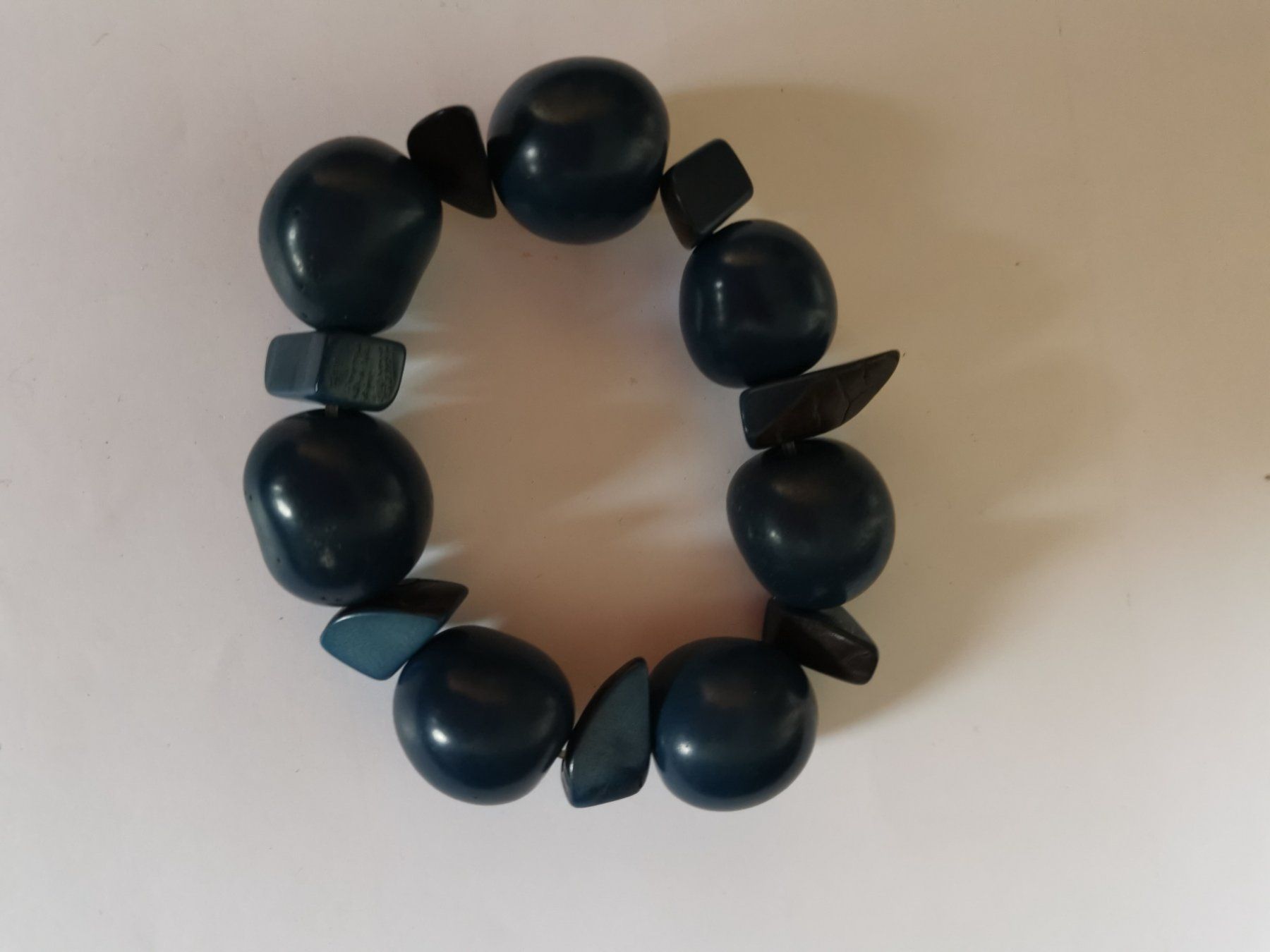 Bracciali & Braccialetti: Bracelet bleu en tagua – Nuovo (secondo la descrizione) da Courtepin venduto da mara_1808 1