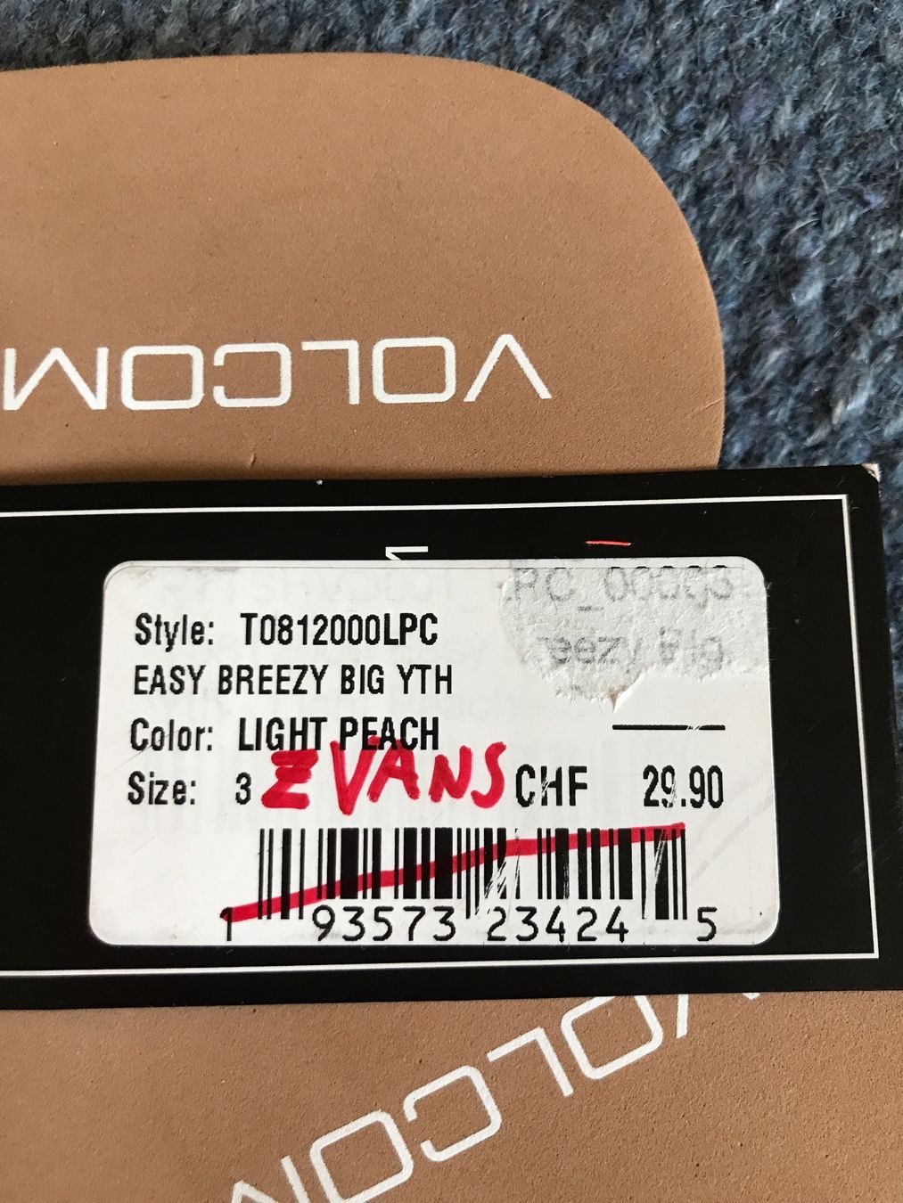 Scarpe per ragazze: Flip-Flops VOLCOM UK3/35,5 EU – Nuovo e nell'imballaggio originale da Tafers venduto da ValKara 3
