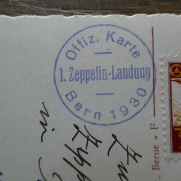 Tutti i francobolli: 1930  1. ZEPPELIN - LANDUNG BERN !!   ZEPPELINPOST – Usato da Egliswil venduto da Trens01 2