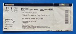 Ticket Cupfinal 2015, FC Basel - FC Sion