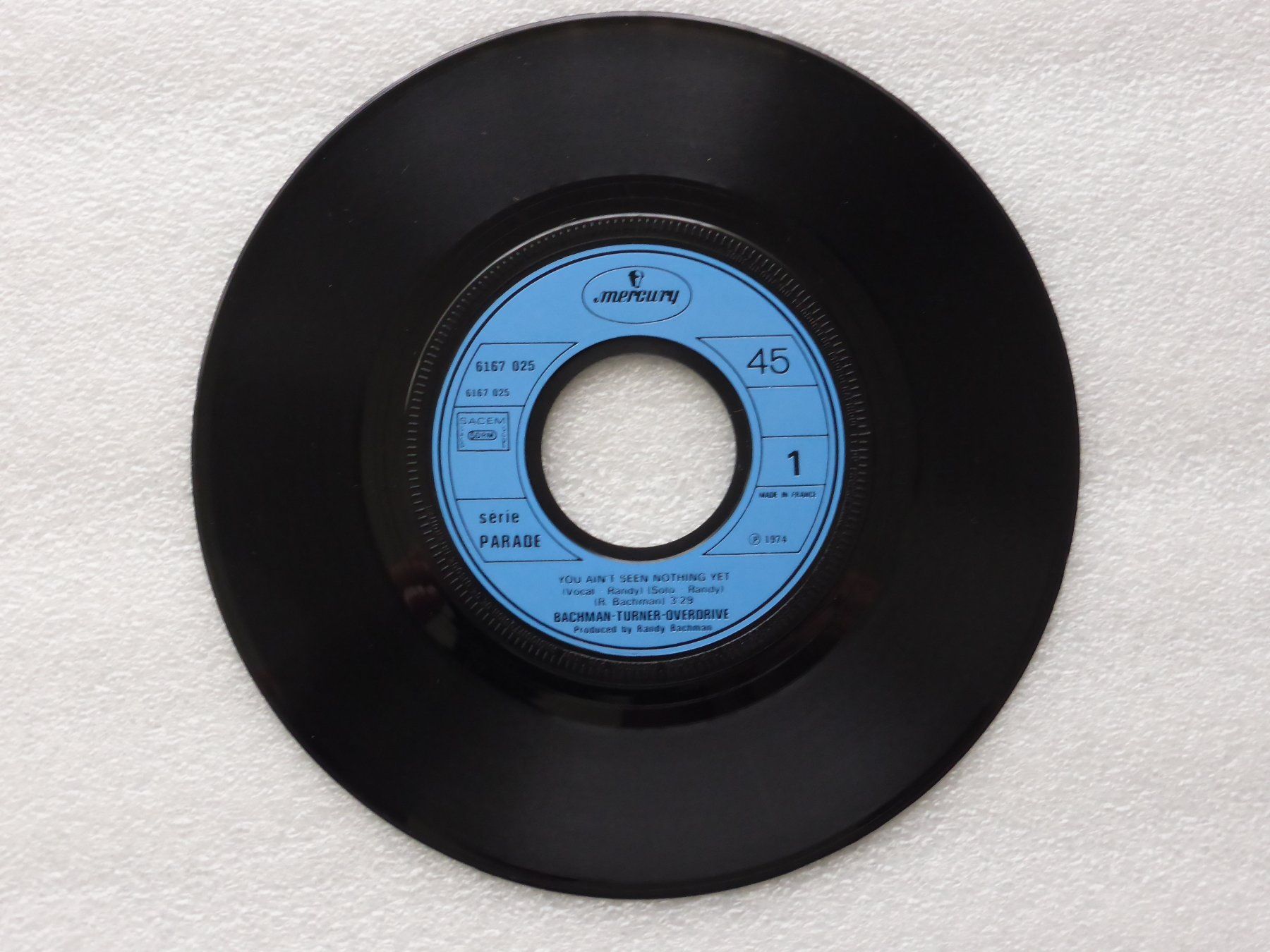 Dischi in vinile: Vinyl Single   BACHMANN TURNER OVERDRIVE – Usato da Küssnacht am Rigi venduto da Mondkinder 1
