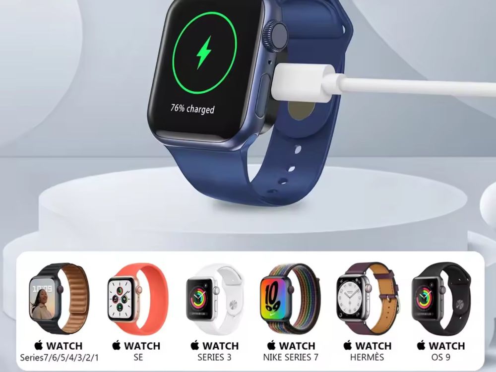 Accessori per Smartwatch: Apple Watch Ladegerät für Uhren vom Typ C mit 8 Pins – Nuovo e nell'imballaggio originale da St. Gallen venduto da Stirnrunzler 8