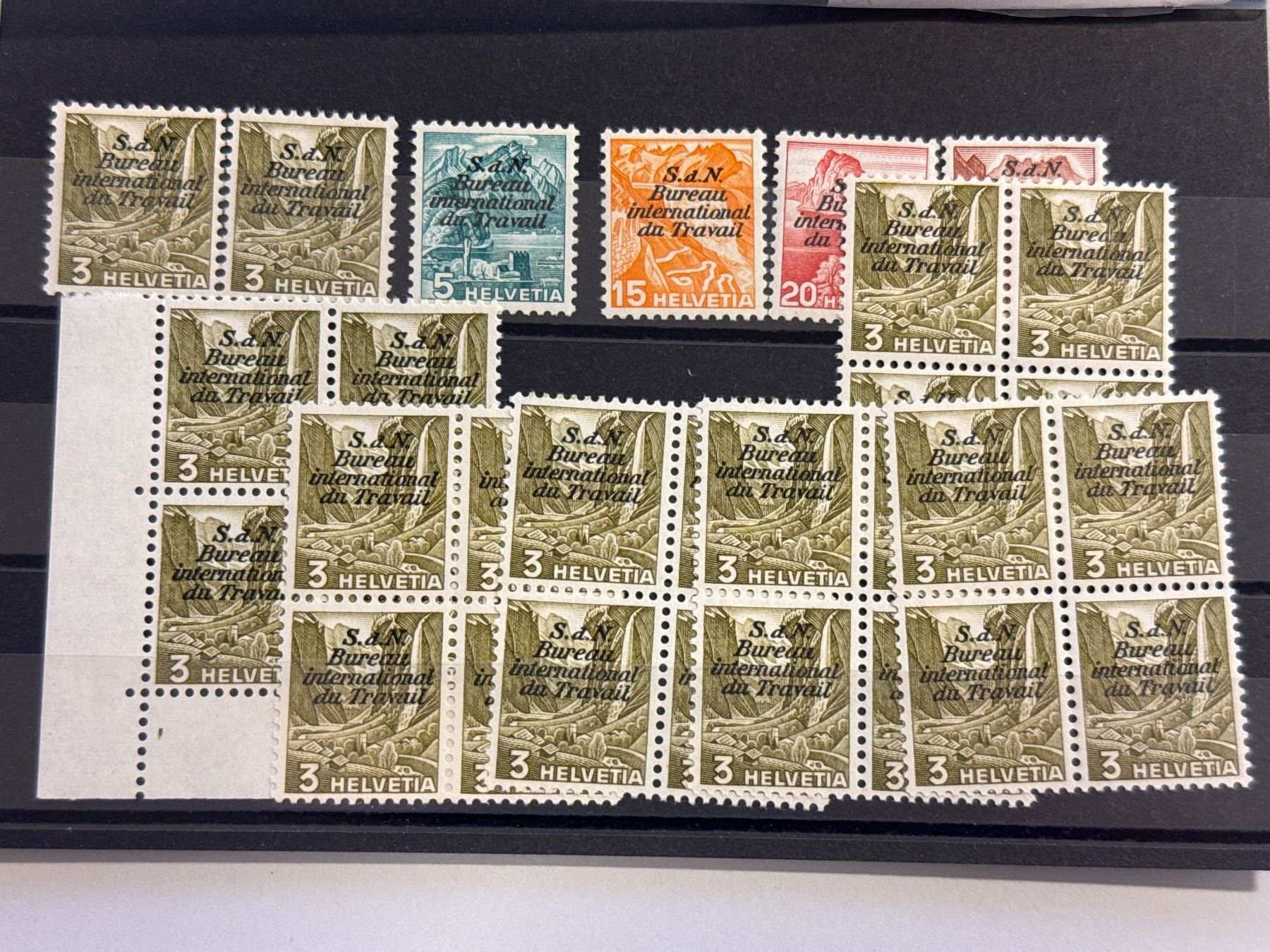 Alle Briefmarken: 1936 Dienstmarken D IV, postfrisch 26x39y – Gebraucht aus Küssnacht am Rigi von POSTOMASTER