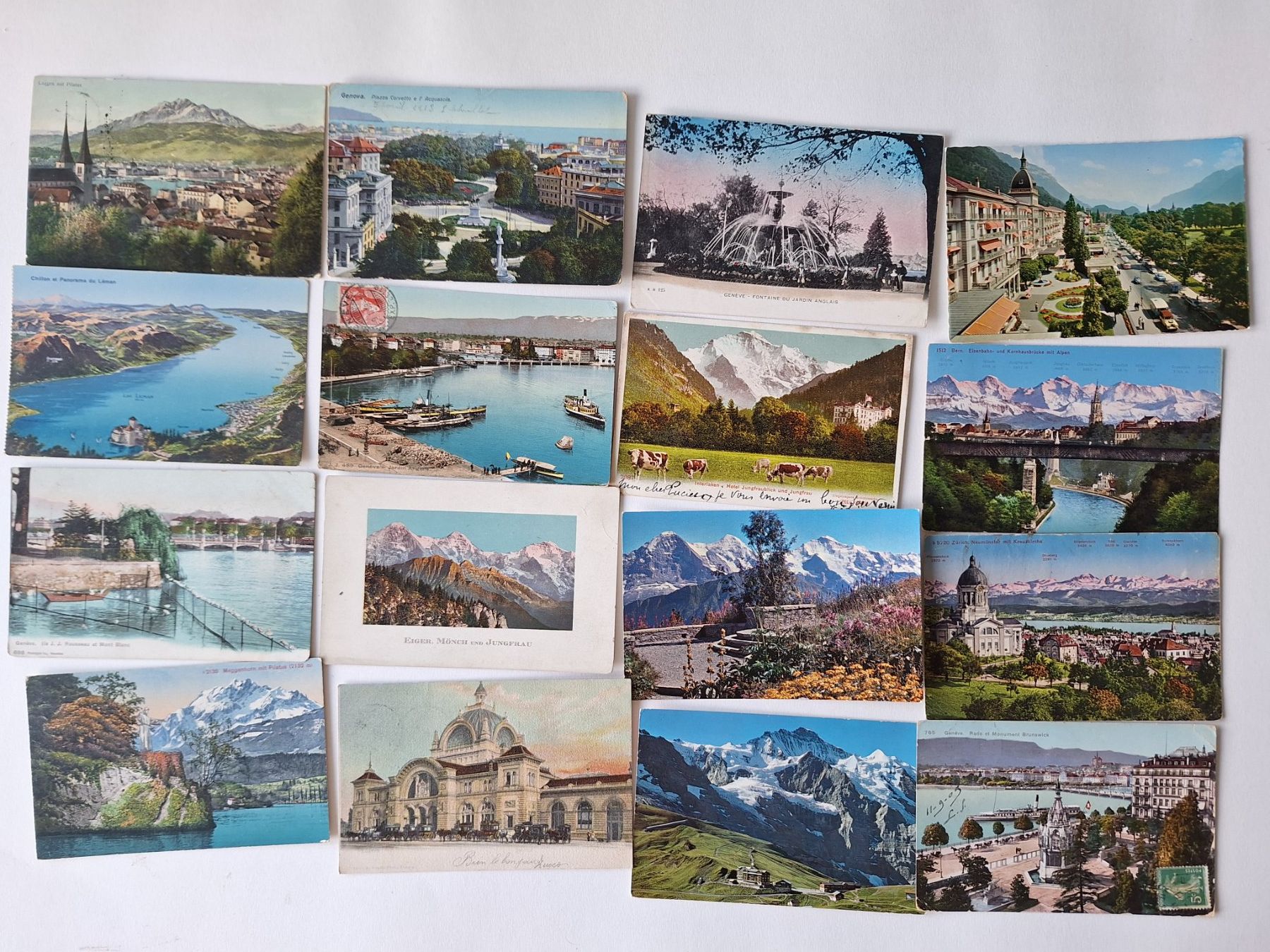 Cartoline postali: 50 Stück alte Ansichtskarten Schweiz,  Kleinformat  (19) – Usato da Zürich venduto da t24_de 1