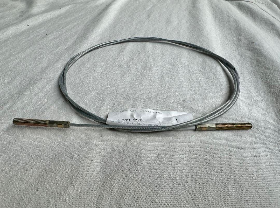 VW Alle Autoersatzteile: VW Käfer Spannseil hinten – Neu und originalverpackt aus Ried-Brig von V8_Andy 1