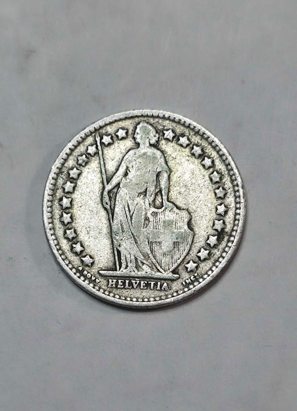Alle Münzen: 50 Rappen 1921 Silber – Gebraucht aus Filzbach von csc_7tb5 1