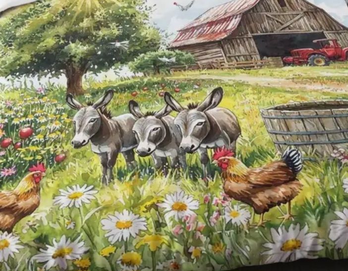 Biancheria da letto: Bettbezug Bauernhof 135x200cm – Nuovo (secondo la descrizione) da Baar venduto da Nira60