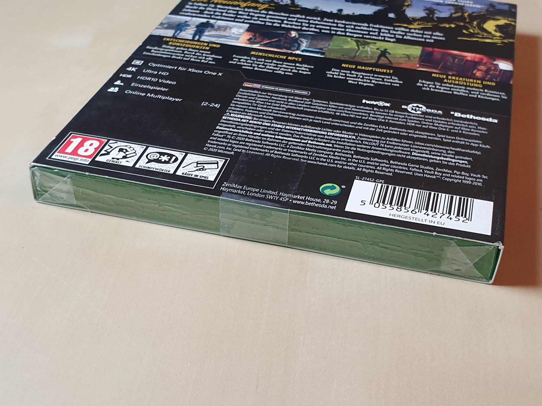 Microsoft Giochi: Fallout 76 neu und ovp Deutsch – Nuovo e nell'imballaggio originale da Stansstad venduto da collectorsshop 2
