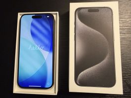iPhone 15 pro, 1TB, black titanium