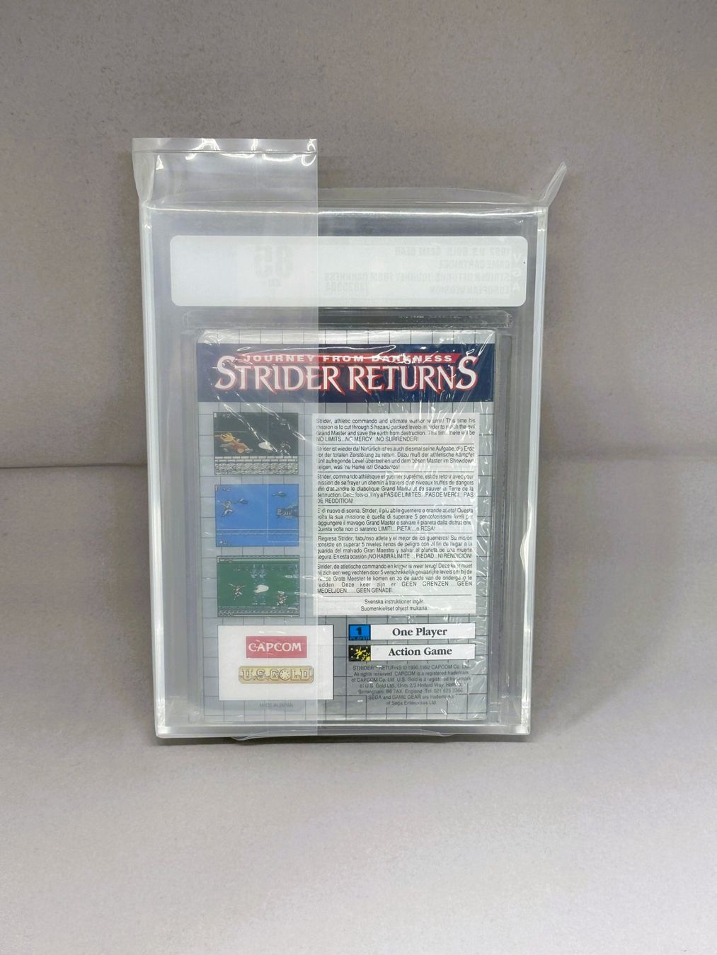 Sega Spiele: STRIDER RETURNS SEGA GAME GEAR VGA 85 SILVER – Neu und originalverpackt aus Neuenkirch von Armsy 1