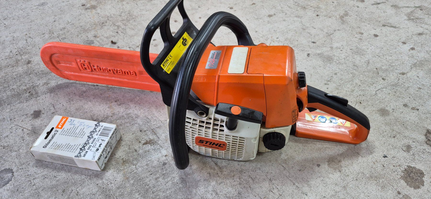 Stihl Seghe: Motorsäge Stihl 021C ab Service – Usato da Egg SZ venduto da Bko1