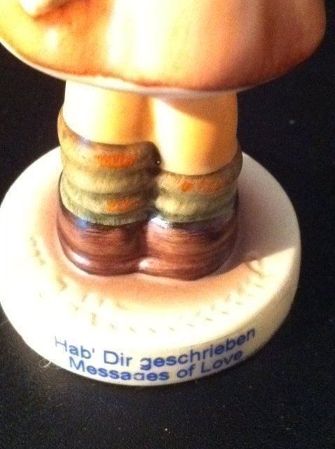 Hummel Statuette: Hummel Figur  "hab Dir geschrieben" – Usato da Einsiedeln venduto da Fundgrube59 1