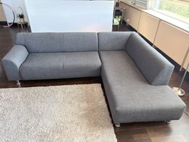 Sofa Stoff grau