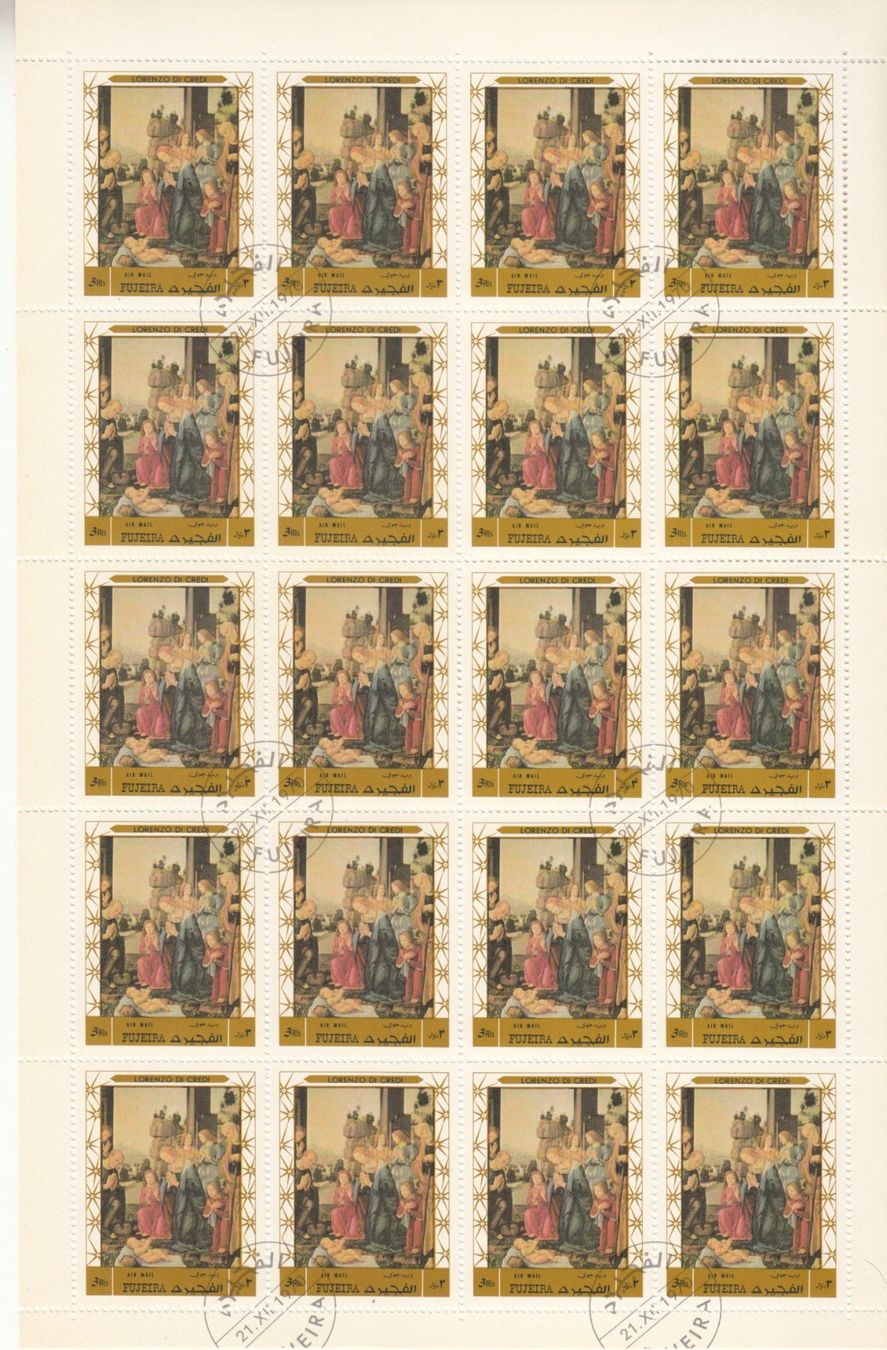 Tutti i francobolli: Fudschaira Bogenware 1970 – Usato da Bürglen TG venduto da StampGraf 1