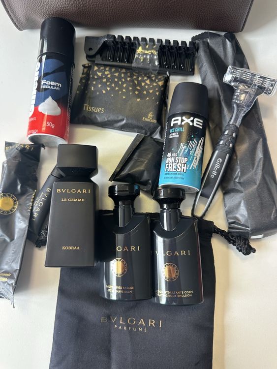 Custodie per cosmetici: Emirates Bulgari first class vanity kit – Nuovo e nell'imballaggio originale da Fahrweid venduto da cruella 3