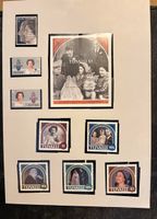 Collection timbres royaux famille royale britannique 1952-19