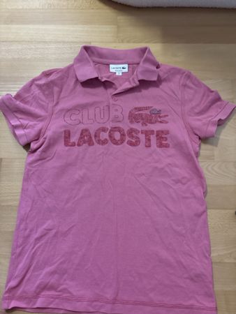 Polohemd Lacoste rosa Grösse 4 Regular Fit guter Zustand