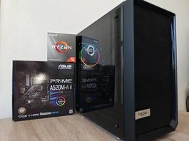 PC Asus A520M-ll R5 4500 16/512 GB GTX 1070 Ti 8GB