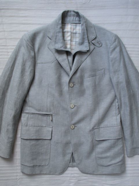 Corneliani Giacche: CORNELIANI - Jacke Blazer Leinen mit Baumwolle Gr. 50 – Nuovo (secondo la descrizione) da Wetzikon ZH venduto da icewear