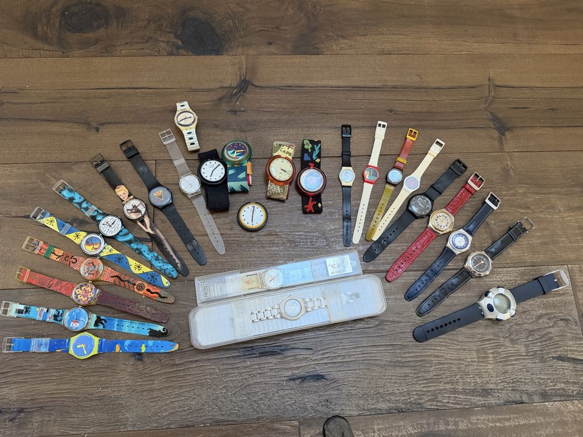 Swatch Uhren: SWATCH - Sammlung 24 Stück ! – Gebraucht aus Lufingen von Rac0