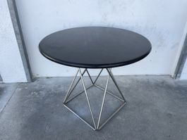 Mid Century 60er Jahre Thonet Tisch mit Chrom Gestell 