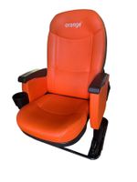 Original Orange Kinosessel, Kinostuhl mit Getränkehalterung