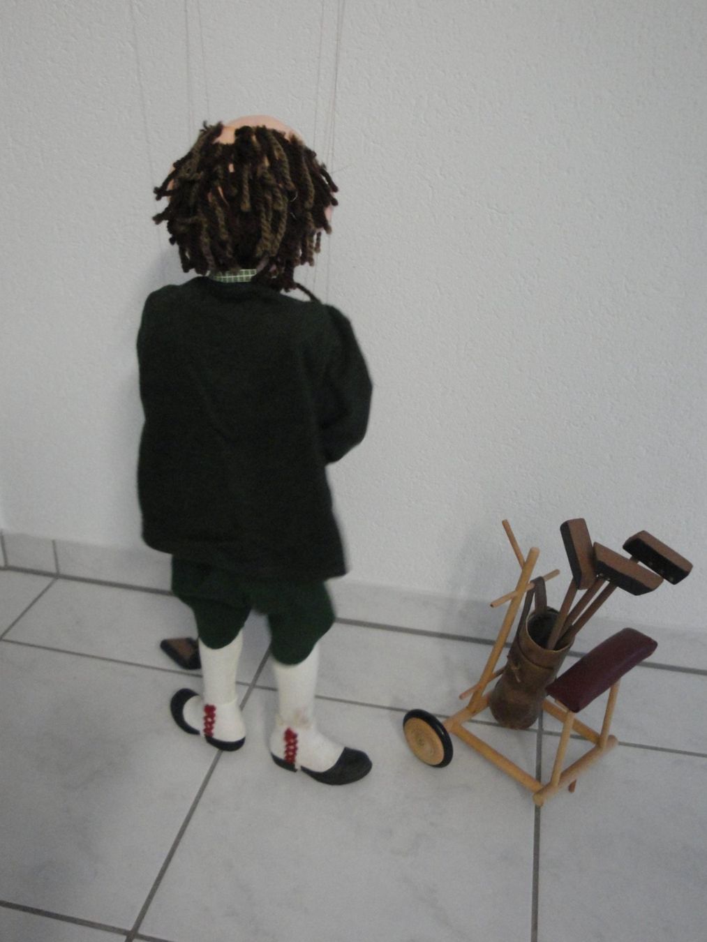 Statuette: Marionette als Golfspieler einzigartig – Usato da Bassersdorf venduto da vilpriv 5