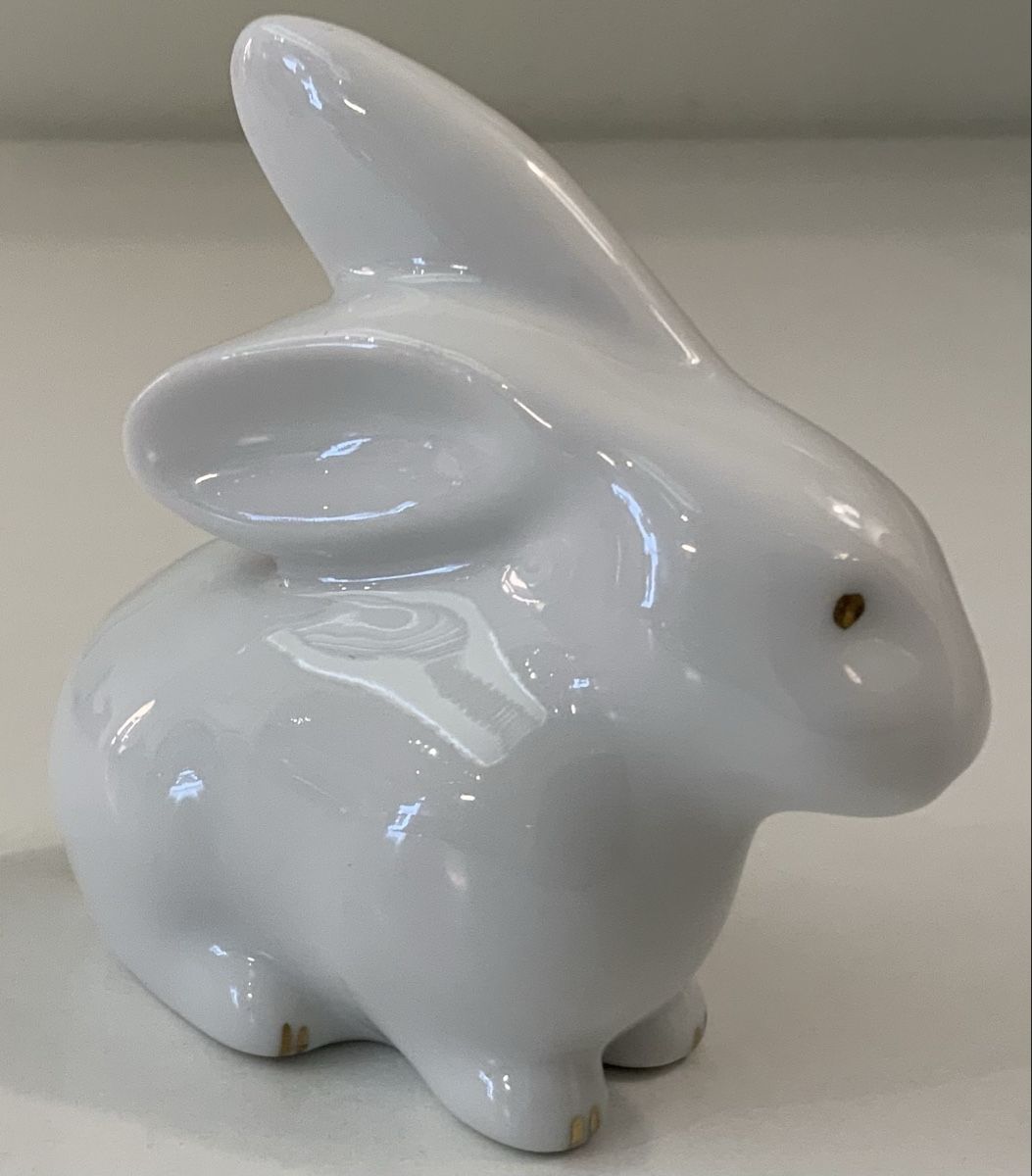 Statuette: Lot de trois lapins en céramique – Usato da rolle venduto da Tontonjulot 1