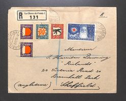 1928 Satzbrief Pro Juventute - LA CHAUX-DE-FONDS 3.XII.28