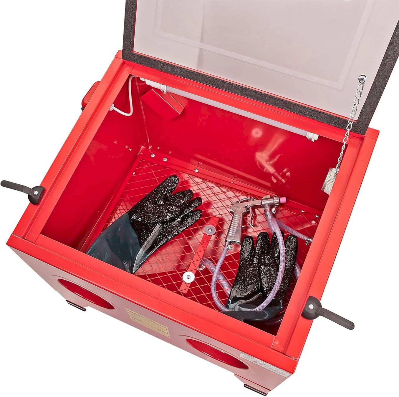 Sandstrahler: Sandstrahlkabine 90 Liter – Neu und originalverpackt aus Bottighofen von zaap 2