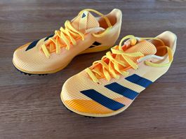 Leichtathletikschuhe Adidas gelb Grösse 34 neuwertig