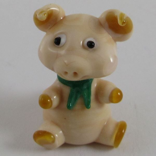Statuette: Glasschweinchen in Geschenkbox – Nuovo (secondo la descrizione) da Stein am Rhein venduto da Vitrum8260