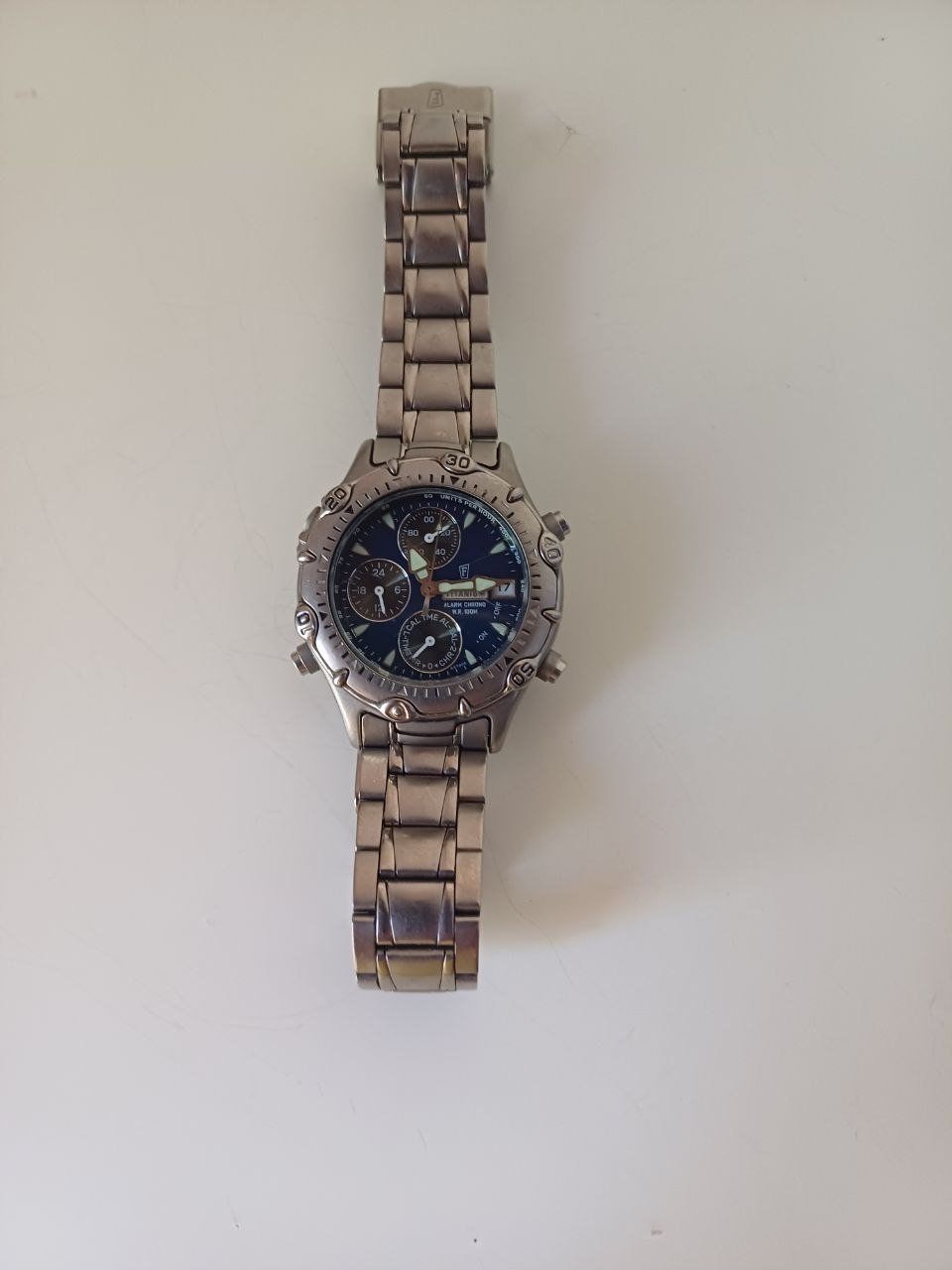Festina Orologi: Festina Chronograph im Titangehäuse. – Usato da Bern venduto da Yunkom 3