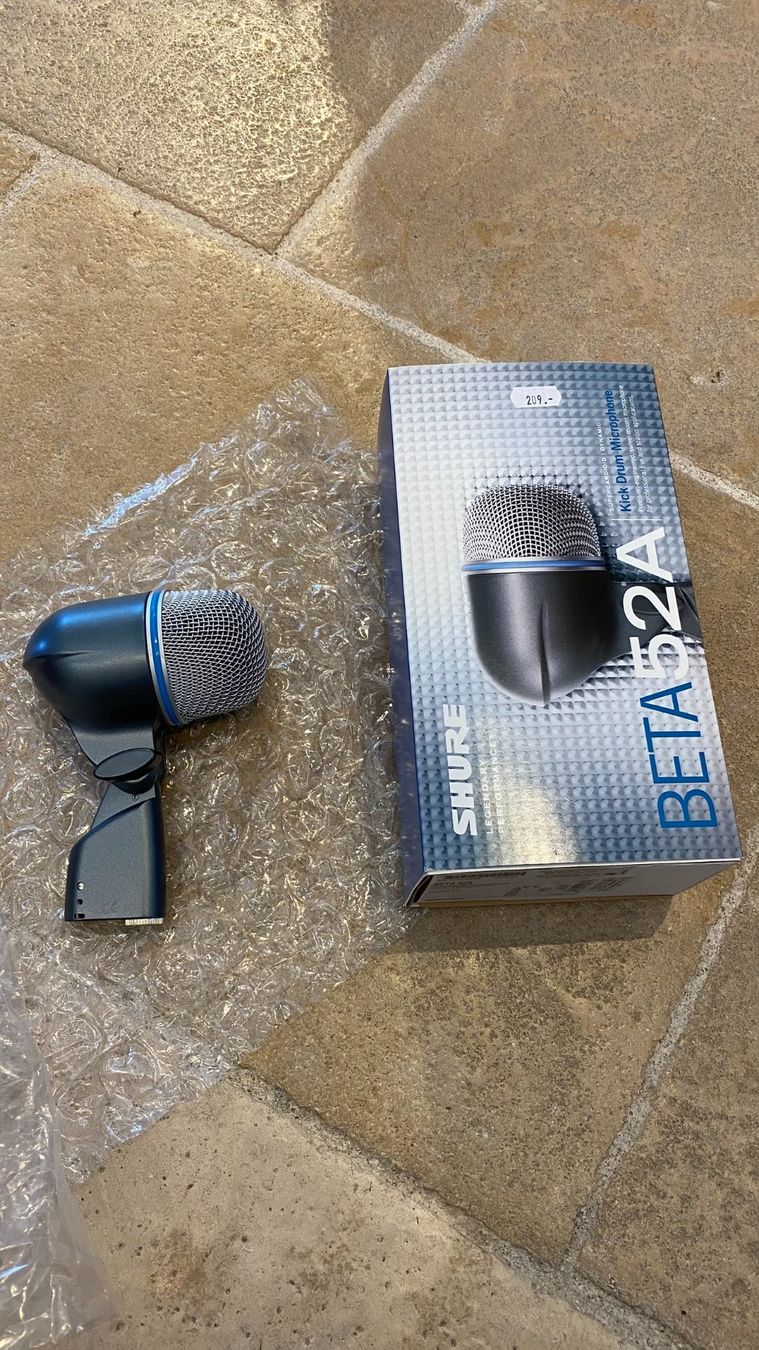Shure Microfoni: Micro SHURE Beta 52a - neuf – Nuovo e nell'imballaggio originale da Gland venduto da musiquegland