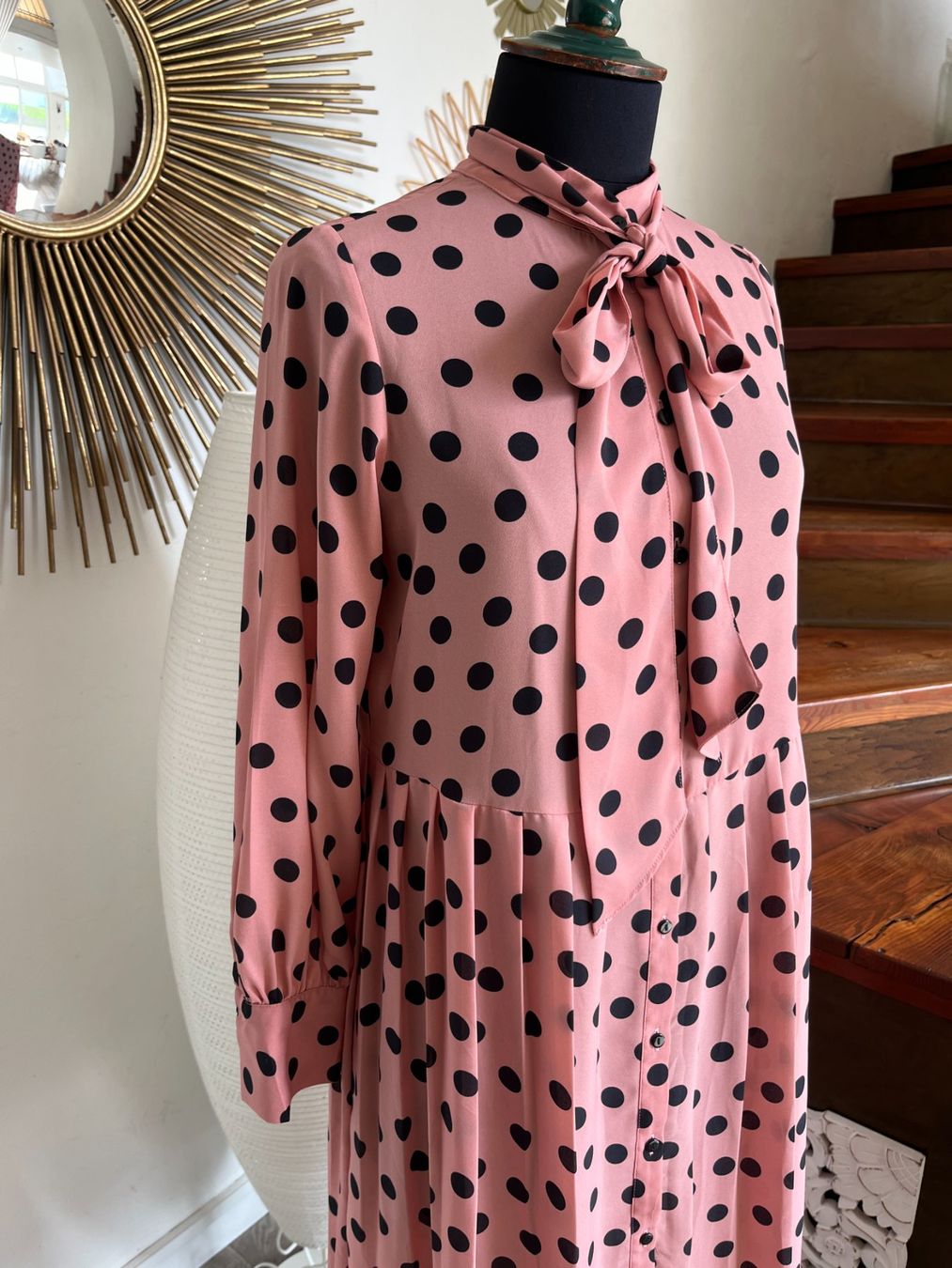 Zara Vestiti: Robe rose à pois ZARA M – Usato da Seiry venduto da vanille08 2