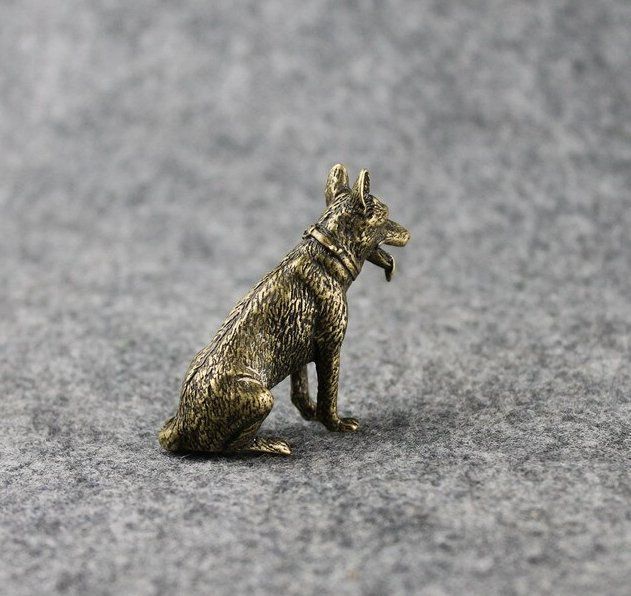 Statuette: Wolfshund aus Messing – Nuovo (secondo la descrizione) da Uerkheim venduto da Kaufoption 3