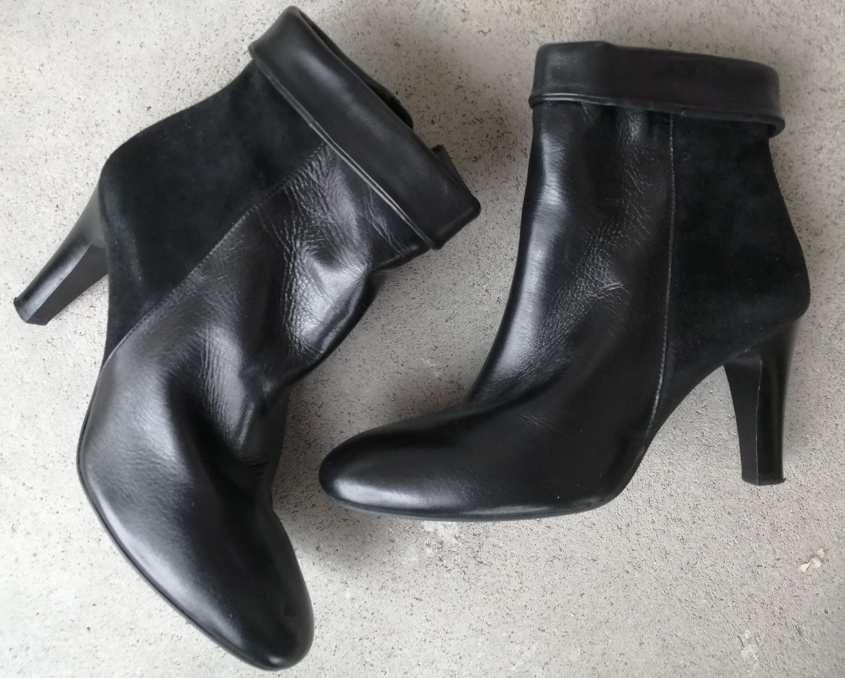 Damenschuhe: Schwarze Stiefeletten, Grösse 41, Herbst, Top – Gebraucht aus Schaffhausen von Domifran 1