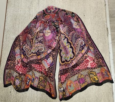 Foulard Roeckl soie multicolore 