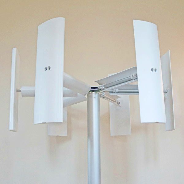Mqwdxzfes 100W Vertikaler Windgenerator – 12V, Leise, Mit Controller, Für Zuhause, Boot Oder Hütte