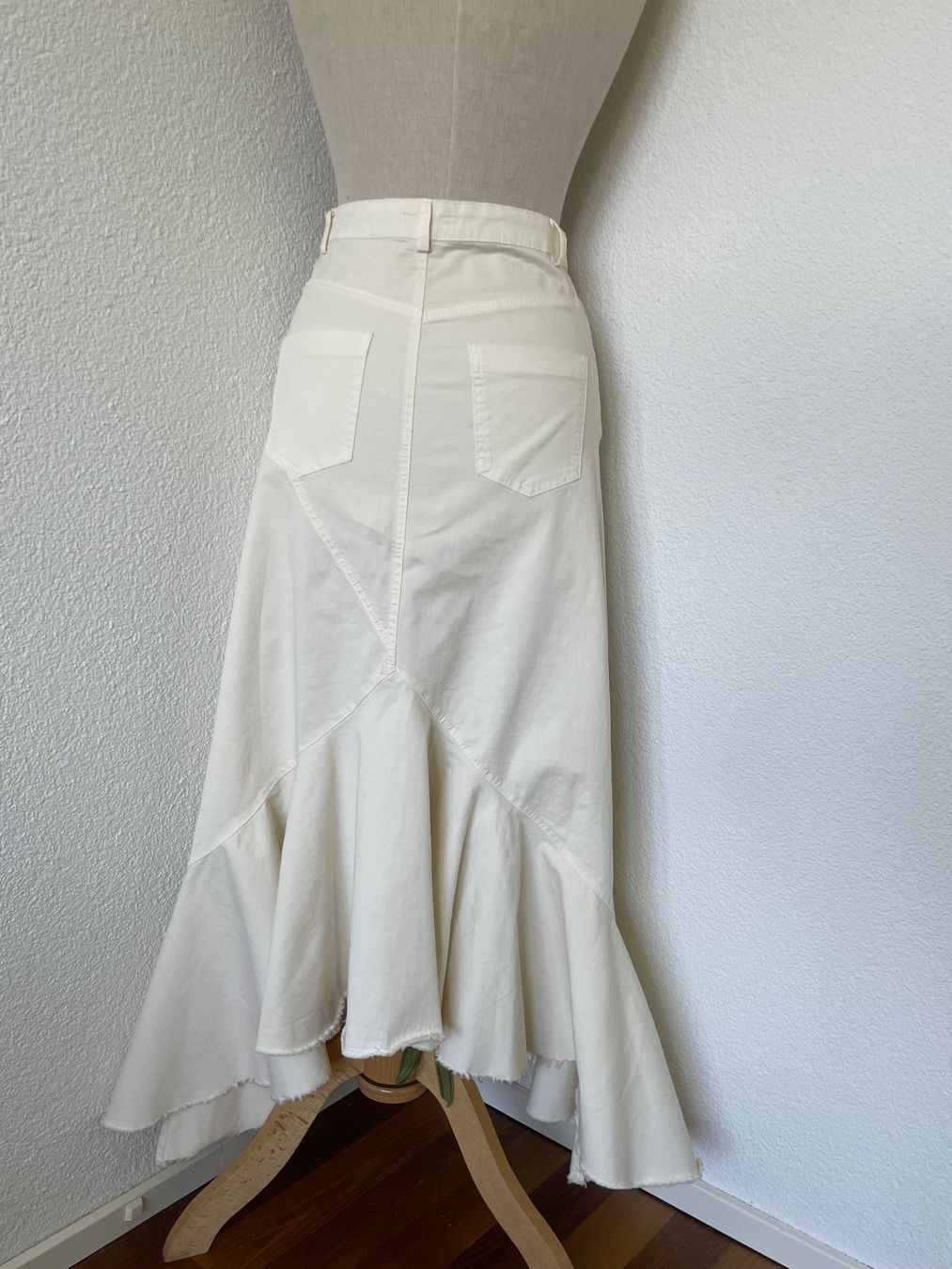 Gonne: Dixie Midi Rock, Gr. XS weiss, neuwertig – Usato da Buchs SG venduto da VintageHomeCH 5