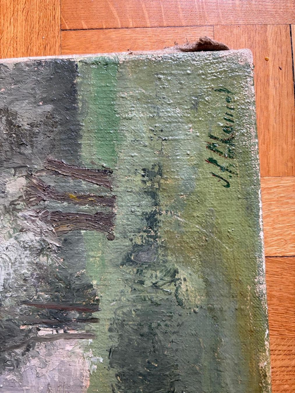 Dipinti: J. F. Chomel "Bretigny" 50x60cm – Usato da Geneve venduto da toronto81 1