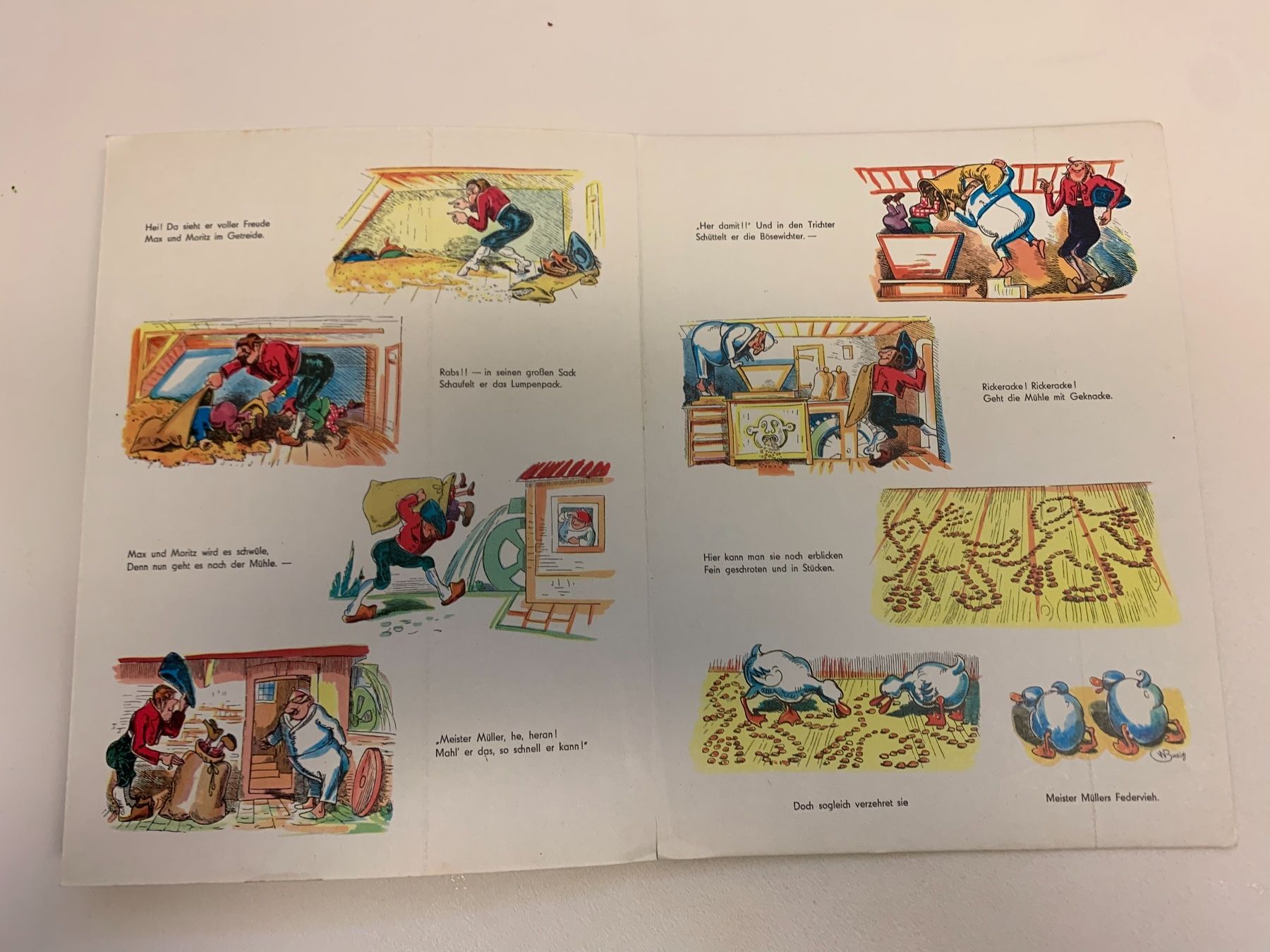 Libri: Kinderbuch Max und Moritz, 7 Streiche, Wilhelm Busch, alt – Usato da Biel/Bienne venduto da Oldradio 3