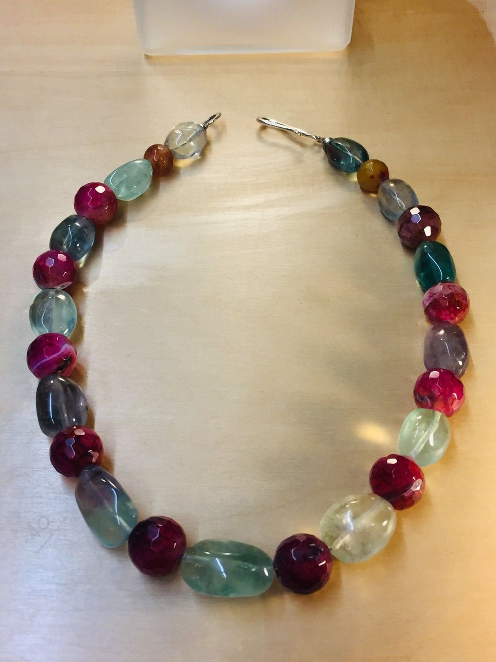 Catenine: Elegante Collier Kette Achat & Fluorit – Usato da Schaffhausen venduto da uniqueketten 9