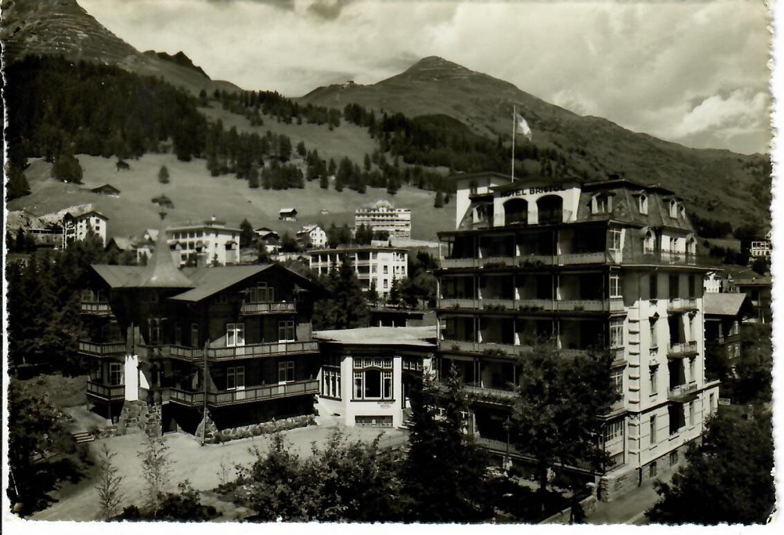 Cartoline postali: Hotel Bristol - Davos Dorf – Usato da Hochdorf venduto da Ziegel-16