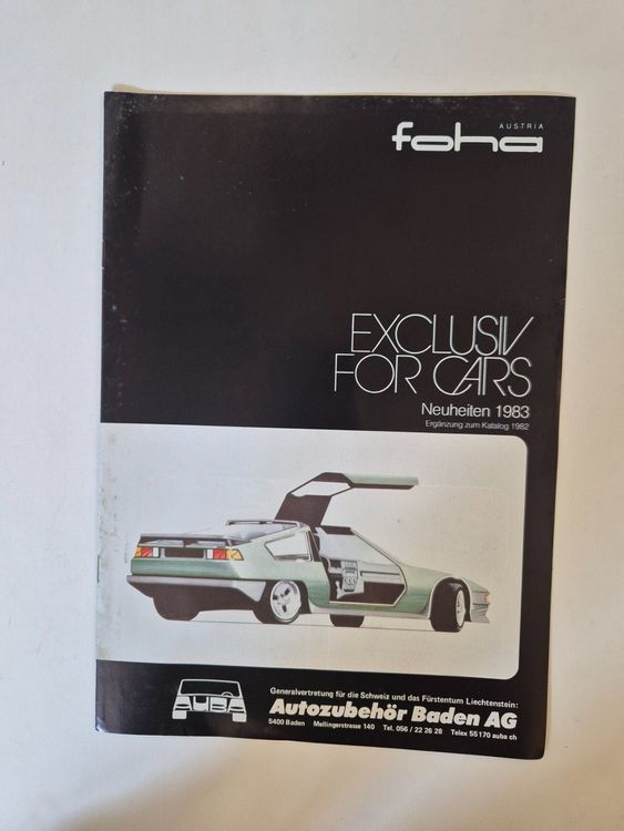 FoHa Katalog 1983,Autozubehör-Klassiker, Rarität! (Gebraucht) in ...
