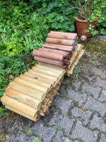 Beeteinfassung, Holz 6 cm halbrund, 30 cm hoch