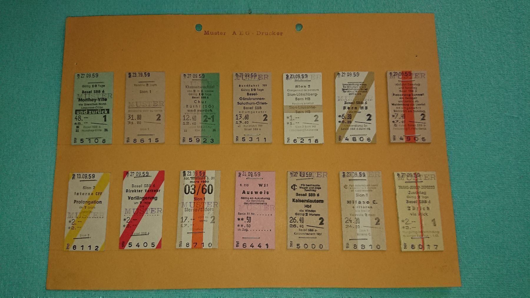 Biglietti: Ticket Edmondson – Usato da Cortaillod venduto da signep